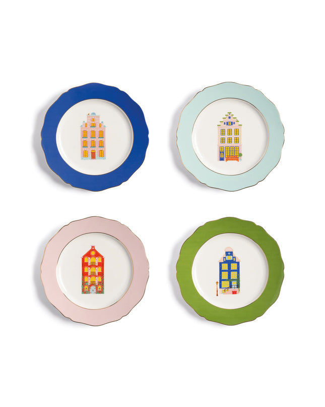 &Klevering Plate canal house large set of 4