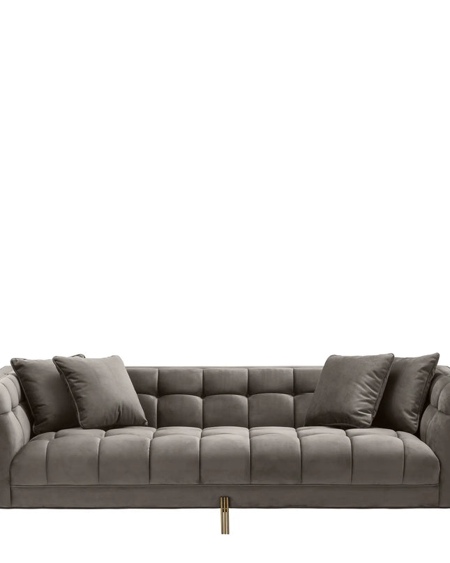 EICHHOLTZ | SOFA SIENNA - SAVONA GREY VELVET