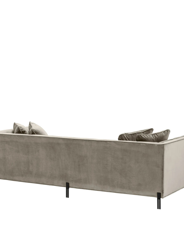 EICHHOLTZ | SOFA SIENNA - SAVONA GREIGE VELVET