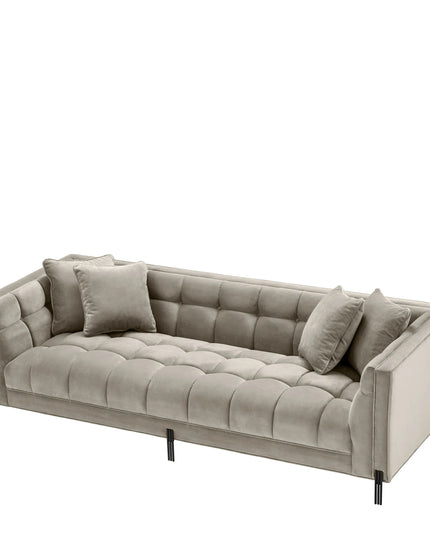 EICHHOLTZ | SOFA SIENNA - SAVONA GREIGE VELVET