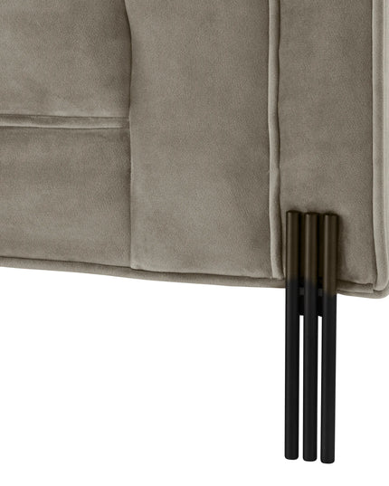 EICHHOLTZ | SOFA SIENNA - SAVONA GREIGE VELVET