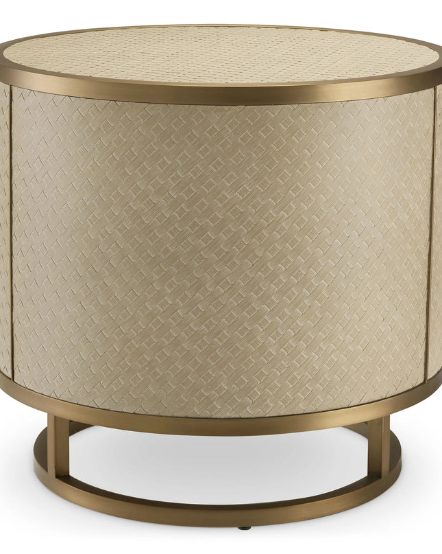EICHHOLTZ | SIDE TABLE NAPA VALLEY - BRUSHED BRASS FINISH