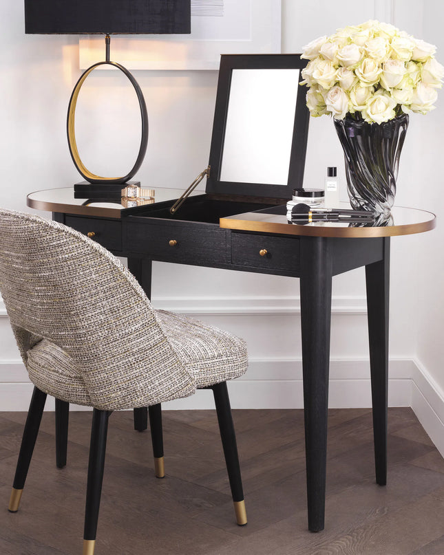 EICHHOLTZ | DINING CHAIR CLIFF SET OF 2 - MADEMOISELLE BEIGE