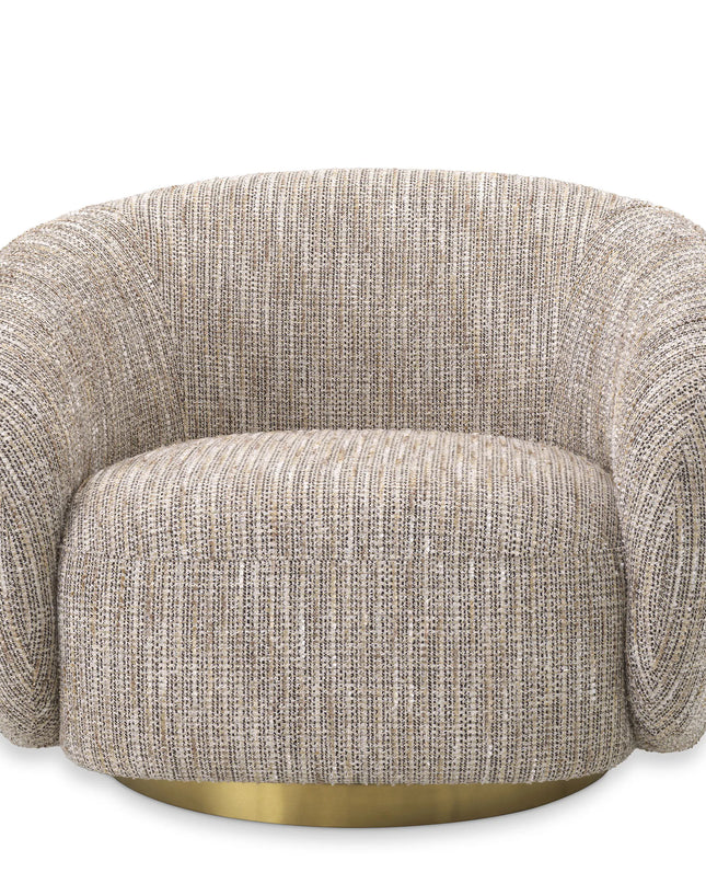 EICHHOLTZ | SWIVEL CHAIR BRICE - MADEMOISELLE BEIGE