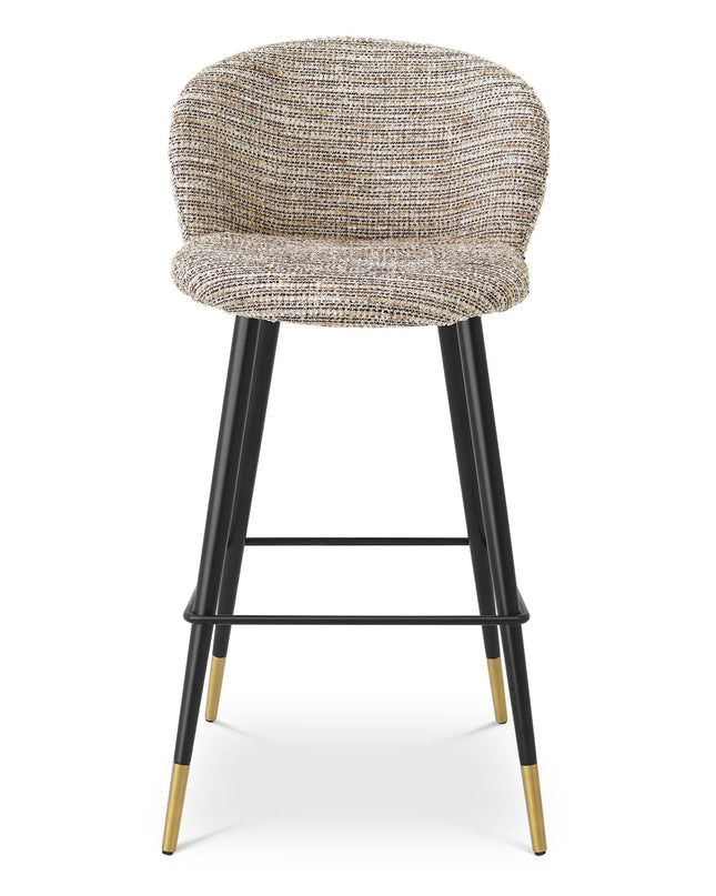 EICHHOLTZ | BAR STOOL VOLANTE - MADEMOISELLE BEIGE