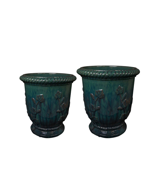 POT NOVELL SET OF 2 - OCEAN BLUE