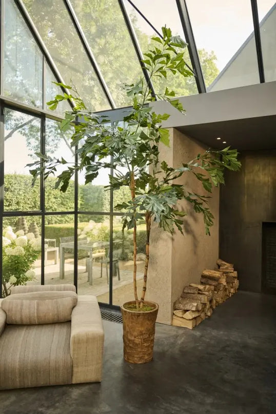 SILK-KA | PALM GROEN 240 CM