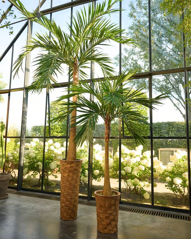 SILK-KA | PALM GROEN 213 CM