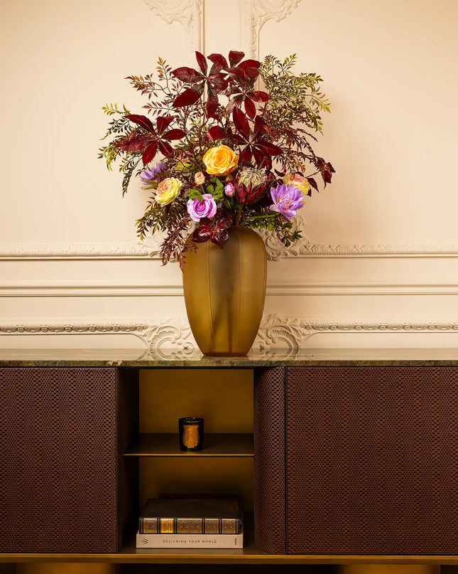 ZIJDEN BOEKET - AMBER