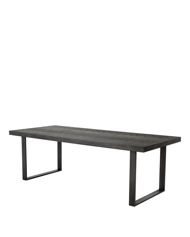 EICHHOLTZ | DINING TABLE MELCHIOR - CHARCOAL OAK