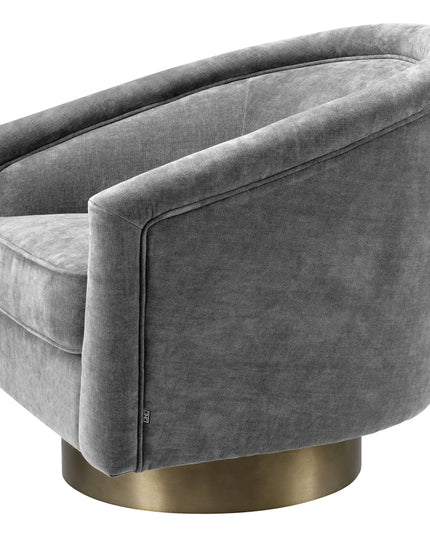 EICHHOLTZ | SWIVEL CHAIR CATENE - CLARCK GREY