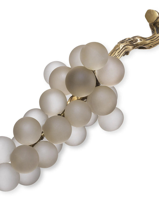 EICHHOLTZ | OBJECT FRENCH GRAPES - WHITE GLASS