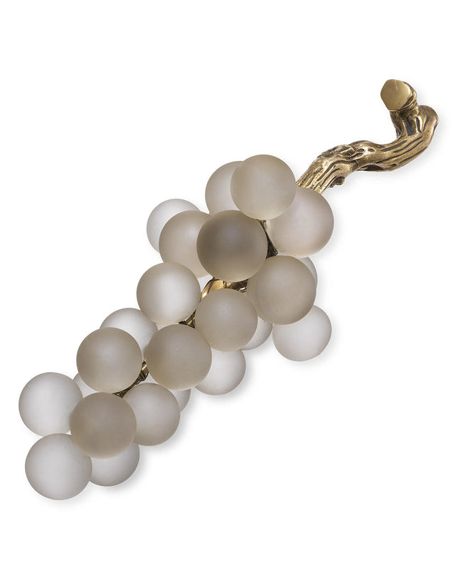 EICHHOLTZ | OBJECT FRENCH GRAPES - WHITE GLASS