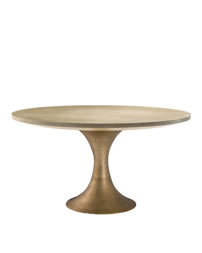 EICHHOLTZ | DINING TABLE MELCHIOR ROUND - WASHED OAK