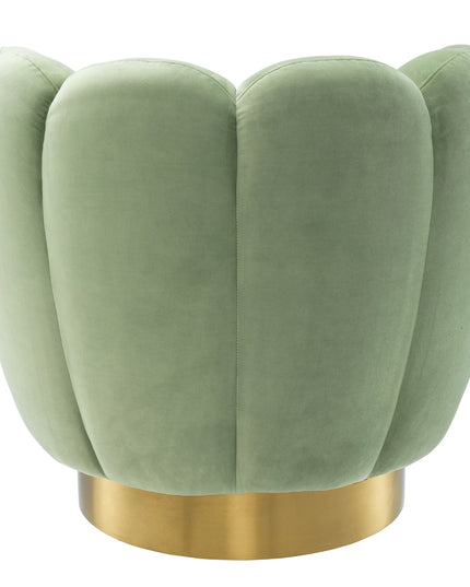 EICHHOLTZ | SWIVEL CHAIR MIRAGE - SAVONA PISTACHE GREEN VELVET