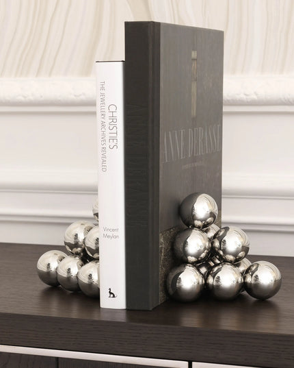 EICHHOLTZ | BOOKEND CARIOCA SET OF 2 - NICKEL FINISH