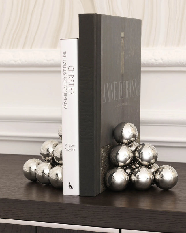 EICHHOLTZ | BOOKEND CARIOCA SET OF 2 - NICKEL FINISH