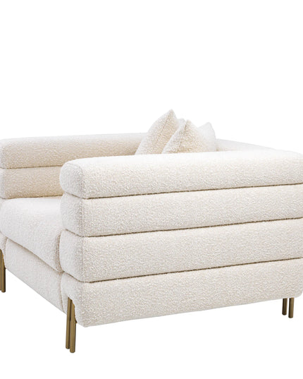 EICHHOLTZ | CHAIR YORK - BOUCLÉ CREAM- SHOWROOM ARTIKEL