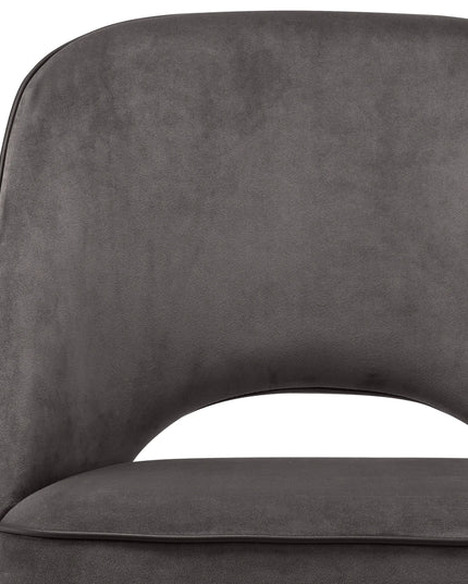 EICHHOLTZ | DINING CHAIR CLIFF SET OF 2 - GREY VELVET