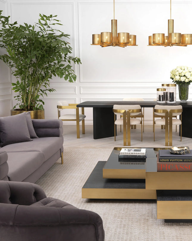 EICHHOLTZ | SOFA YORK - SAVONA GREY VELVET