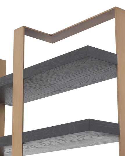 EICHHOLTZ | CABINET GEO - CHARCOAL GREY BRASS FINISH