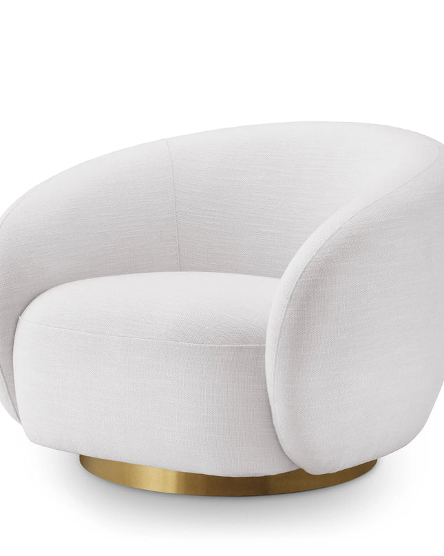 EICHHOLTZ | SWIVEL CHAIR BRICE - AVALON WHITE