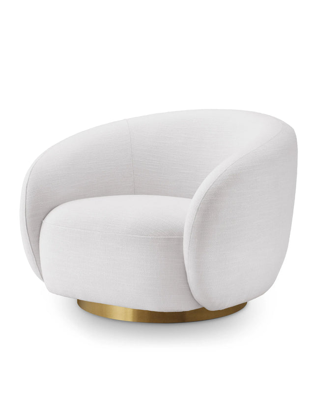 EICHHOLTZ | SWIVEL CHAIR BRICE - AVALON WHITE