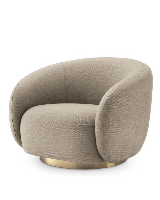 EICHHOLTZ | SWIVEL CHAIR BRICE - AVALON SAND