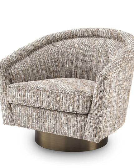 EICHHOLTZ | SWIVEL CHAIR CATENE - MADEMOISELLE BEIGE