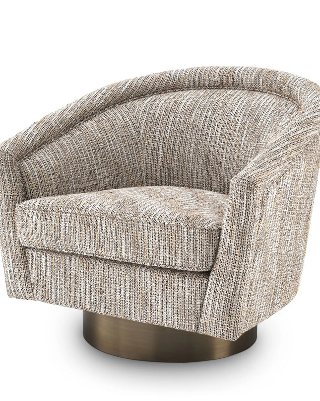 EICHHOLTZ | SWIVEL CHAIR CATENE - MADEMOISELLE BEIGE
