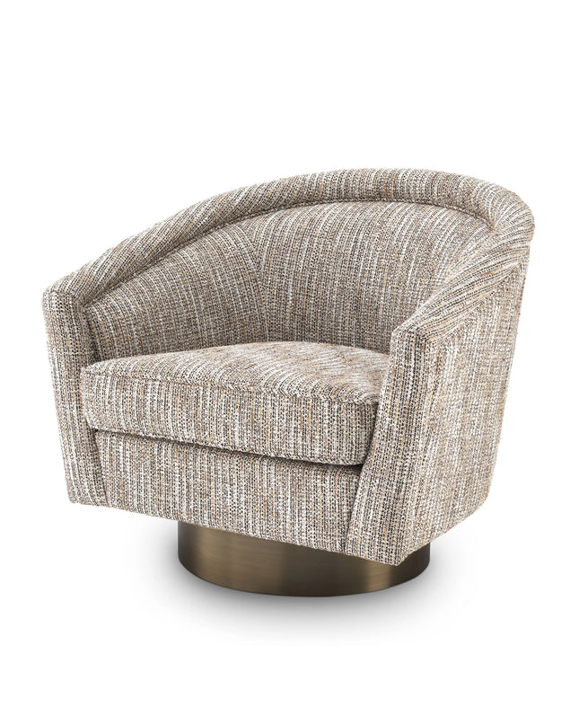 EICHHOLTZ | SWIVEL CHAIR CATENE - MADEMOISELLE BEIGE