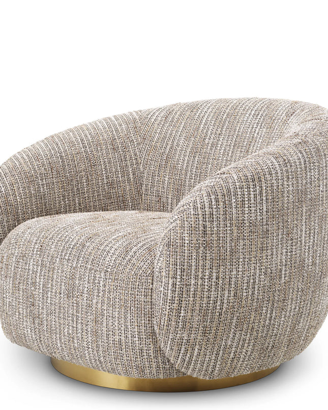 EICHHOLTZ | SWIVEL CHAIR BRICE - MADEMOISELLE BEIGE
