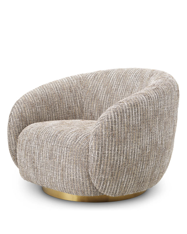 EICHHOLTZ | SWIVEL CHAIR BRICE - MADEMOISELLE BEIGE