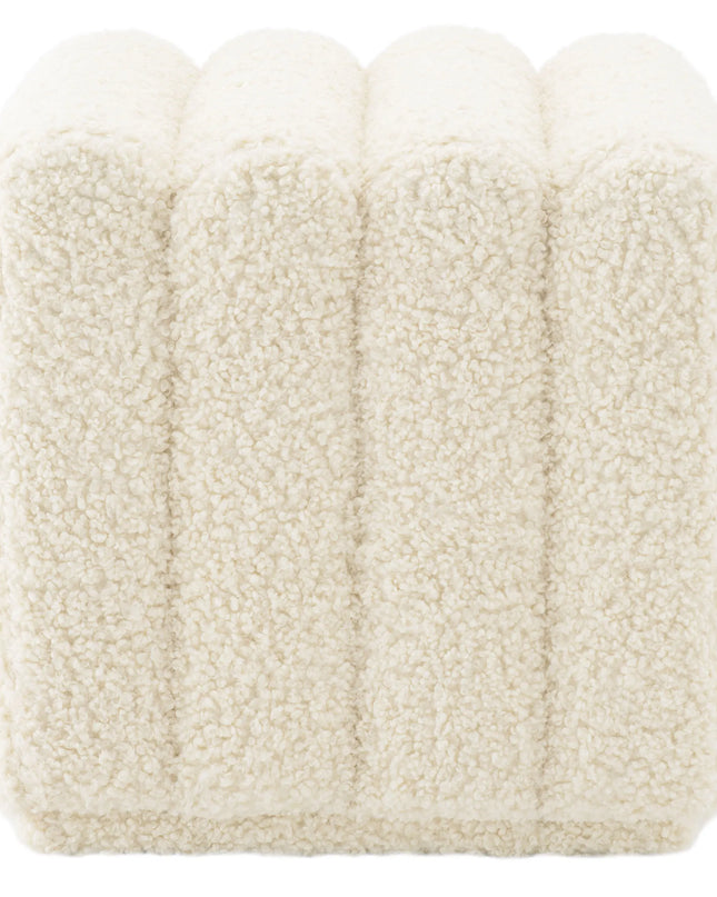 EICHHOLTZ | STOOL BENTE - FAUX SHERLING