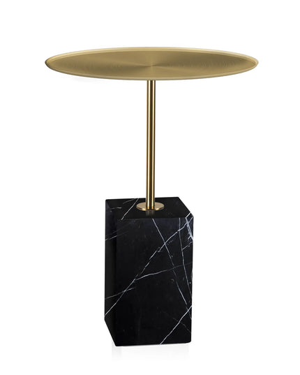 EICHHOLTZ | SIDE TABLE COLE - BLACK MARBLE