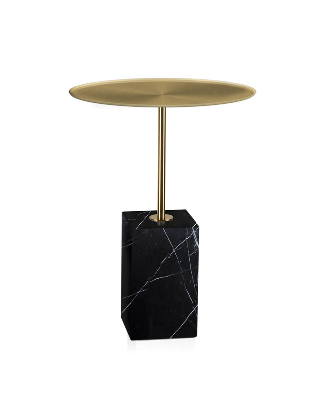 EICHHOLTZ | SIDE TABLE COLE - BLACK MARBLE