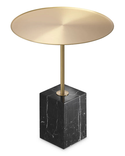 EICHHOLTZ | SIDE TABLE COLE - BLACK MARBLE