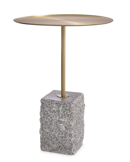 EICHHOLTZ | SIDE TABLE COLE - GREY GRANITE - SHOWROOM ARTIKEL