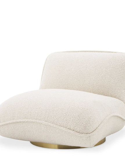 EICHHOLTZ | SWIVEL CHAIR RELAX - BOUCLÉ CREAM