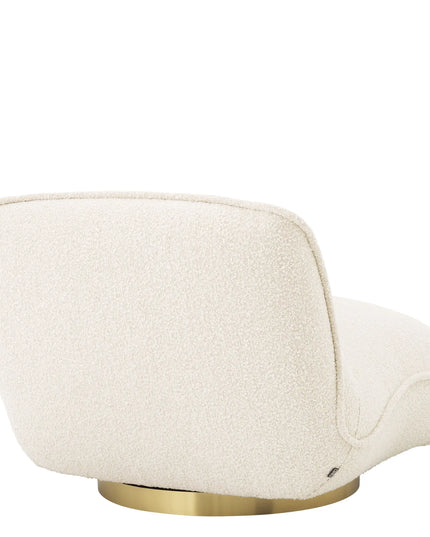 EICHHOLTZ | SWIVEL CHAIR RELAX - BOUCLÉ CREAM
