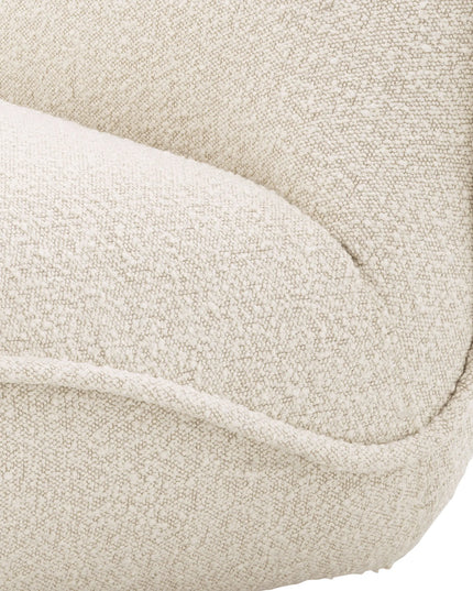 EICHHOLTZ | SWIVEL CHAIR RELAX - BOUCLÉ CREAM
