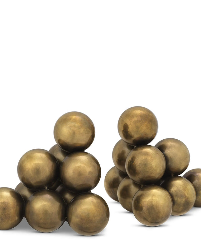 EICHHOLTZ | BOOKEND CARIOCA SET OF 2 - VINTAGE BRASS FINISH