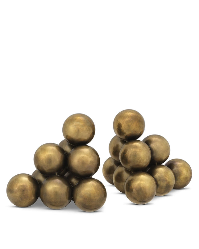 EICHHOLTZ | BOOKEND CARIOCA SET OF 2 - VINTAGE BRASS FINISH