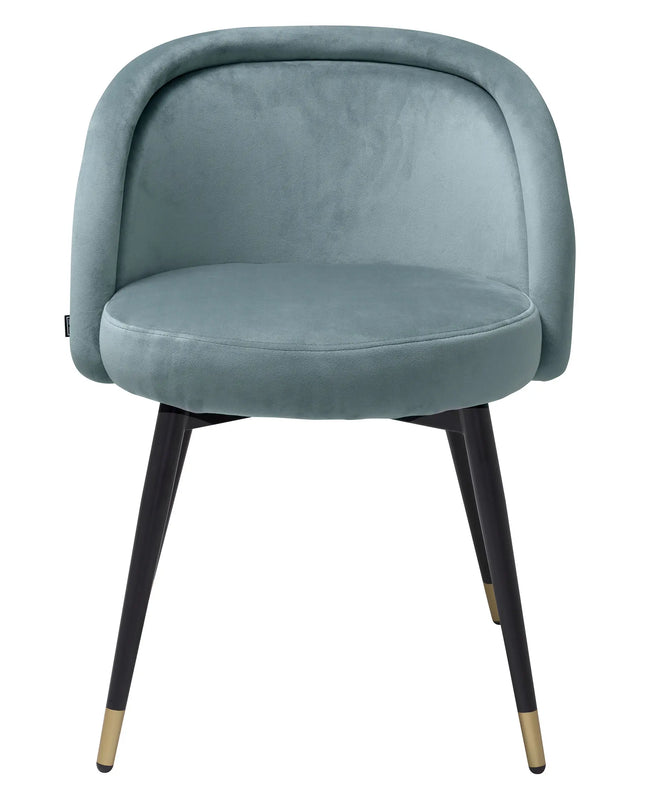 EICHHOLTZ | DINING CHAIR CHLOÉ SET OF 2 - BLUE VELVET