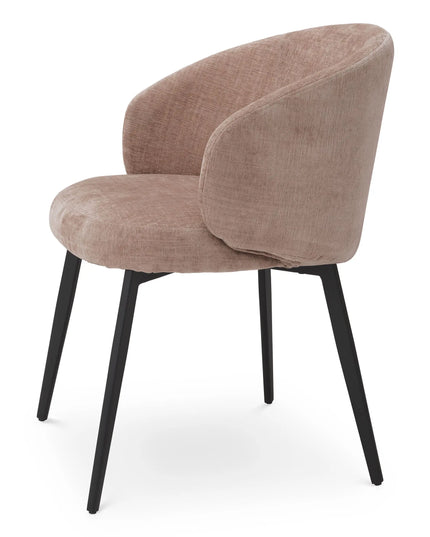 EICHHOLTZ | DINING CHAIR LlOYD WITH ARM SET OF 2 - SISLEY PINK