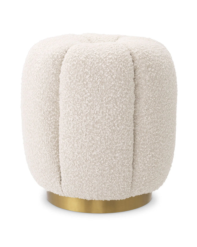EICHHOLTZ | STOOL ORCHANIC - BOUCLÉ CREAM