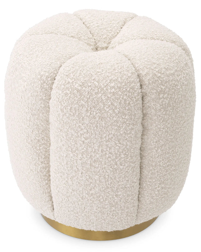 EICHHOLTZ | STOOL ORCHANIC - BOUCLÉ CREAM