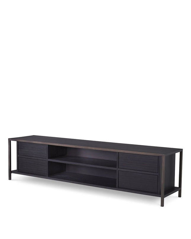 EICHHOLTZ | TV CABINET WILMOT - CHARCOAL GREY OAK