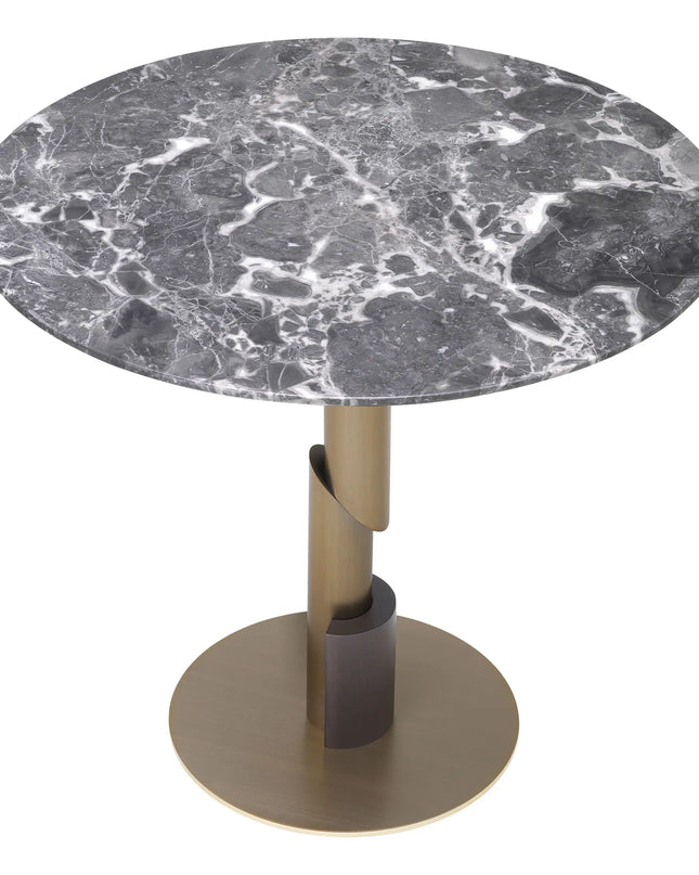 EICHHOLTZ | DINING TABLE FLOW - GREY MARBLE