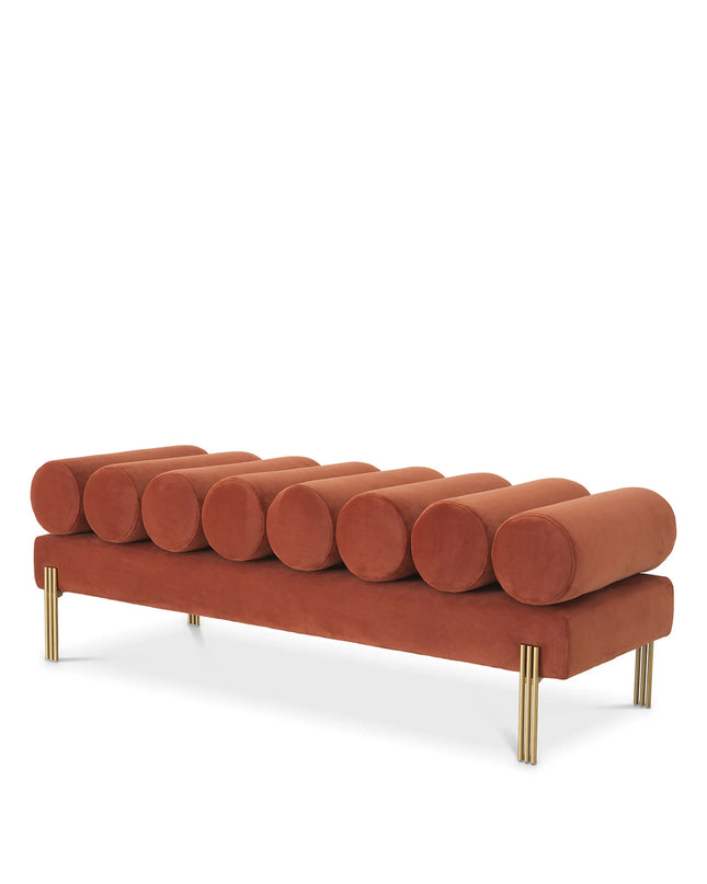 EICHHOLTZ | BENCH OXLEY - ORANGE